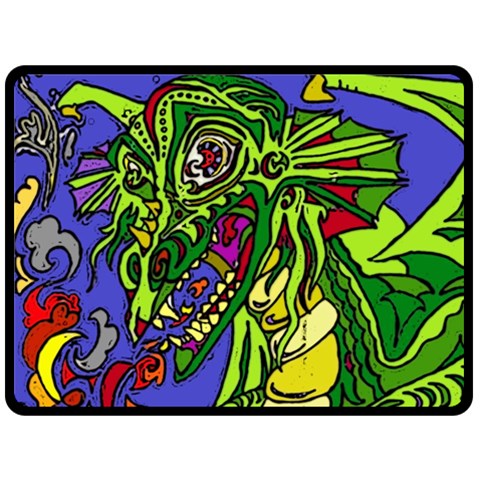 Old Dragon By Alienjunkyard 80 x60  Blanket Front