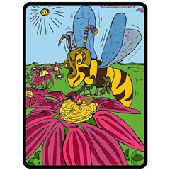 Bee World - Fleece Blanket (Large)