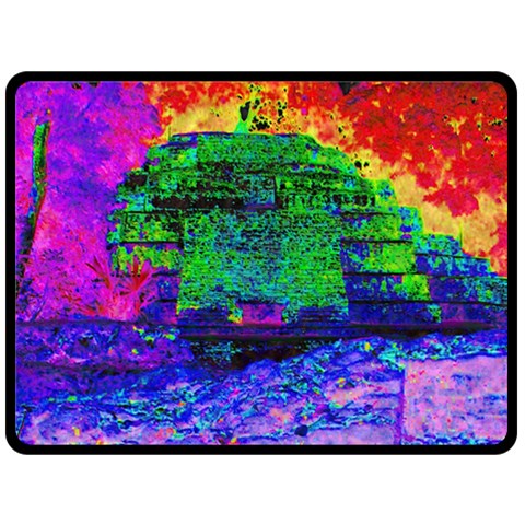 Green Pyramid By Alienjunkyard 80 x60  Blanket Front