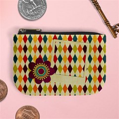 Diamond Flower Coin Purse - Mini Coin Purse