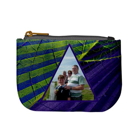 Jungle Triangles Mini Coin Purse By Catvinnat Front