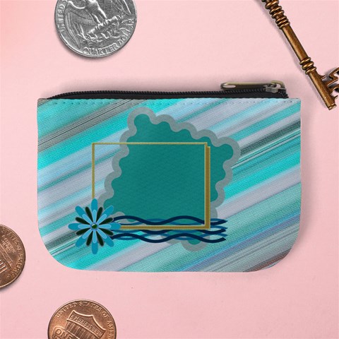 Blue Coin Purse By Daniela Back