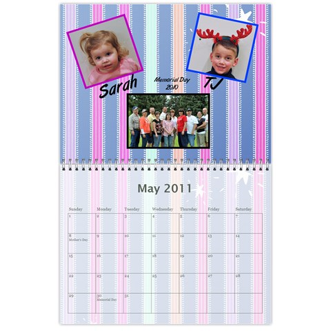 2011 Calendar By Tammy May 2011