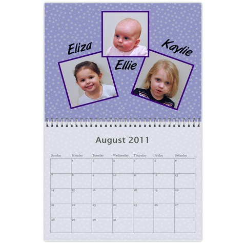2011 Calendar By Tammy Aug 2011