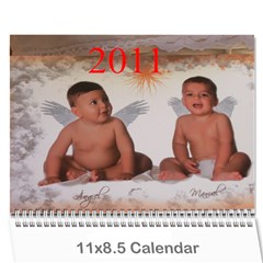 CALENDARIO MANUELA - Wall Calendar 11  x 8.5  (12-Months)