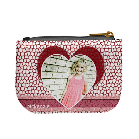 I Love You Coin Purse For Valentines Day By Danielle Christiansen Back