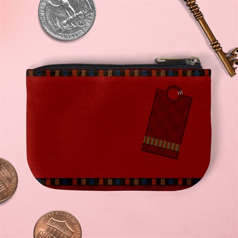 The Boys Of Fall Coin Bag 1 By Lisa Minor Back