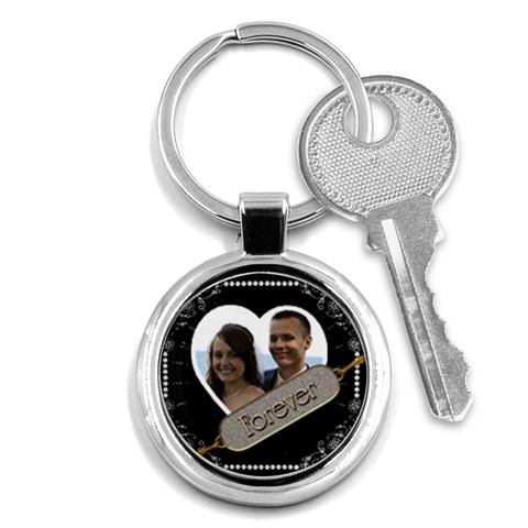 Forever Round Key Chain By Lil Front