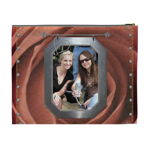 Pretty Bridesmaid Xl Cosmetic Bag By Lil Back