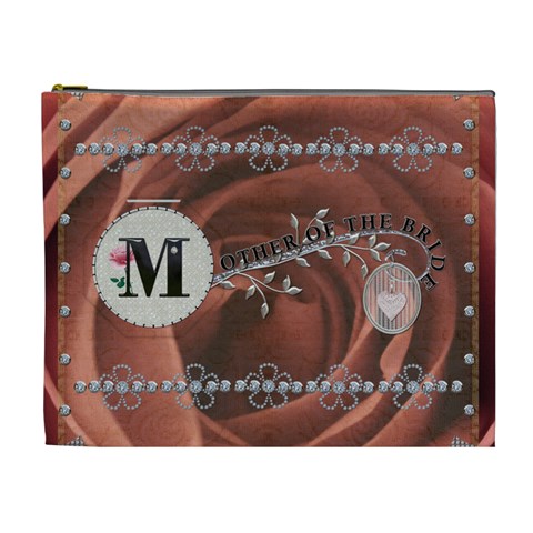 Mother Of The Bride Xl Cosmetic Bag By Lil Front
