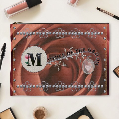 Mother Of The Groom Xl Cosmetic Bag By Lil Front