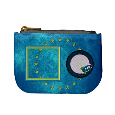 A Space Story Coin Bag 1 By Lisa Minor Front
