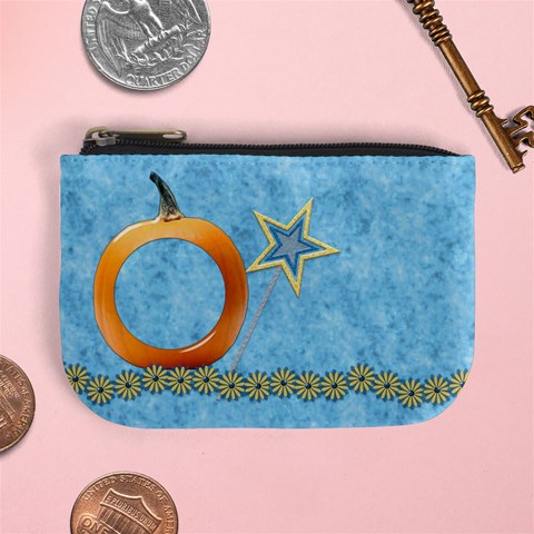 Ella In Blue Coin Bag 1 By Lisa Minor Front