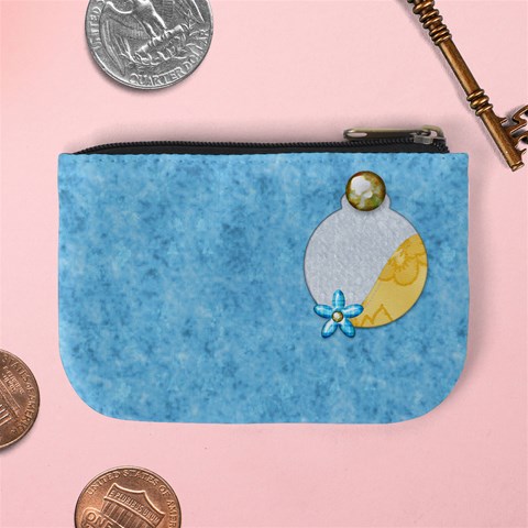 Ella In Blue Coin Bag 1 By Lisa Minor Back