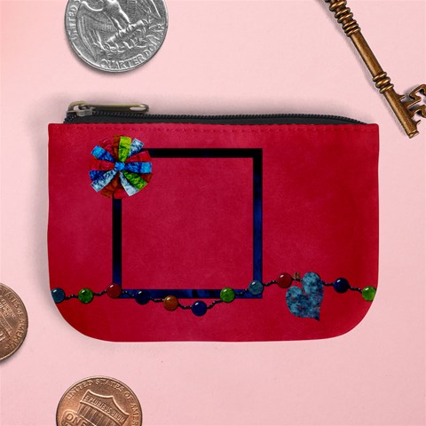 Tye Dyed Coin Bag 2 By Lisa Minor Front