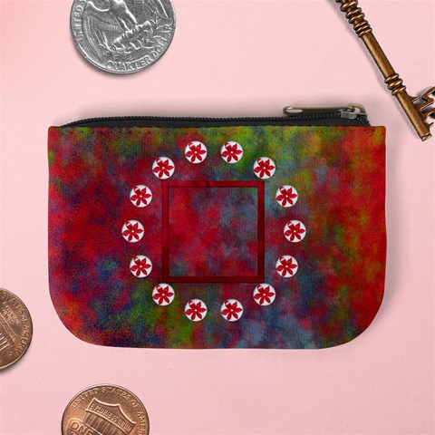 Tye Dyed Coin Bag 2 By Lisa Minor Back
