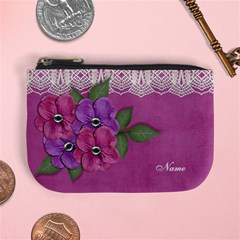 mini coin purse- Flowers with Lace