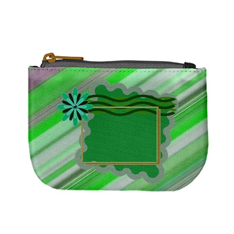 Greeny Coin Purse By Daniela Front