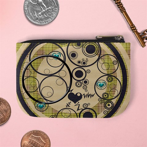 Heart Bubbles Coin Purse By Daniela Back