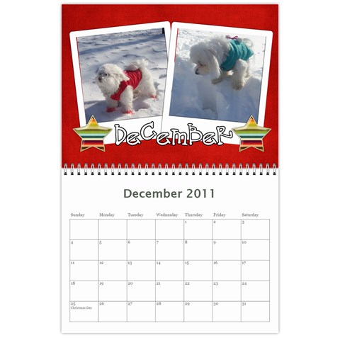2011 Snowy s Calendar By Xinpei Dec 2011