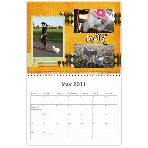 2011 Snowy s Calendar By Xinpei May 2011