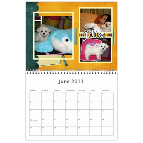 2011 Snowy s Calendar By Xinpei Jun 2011