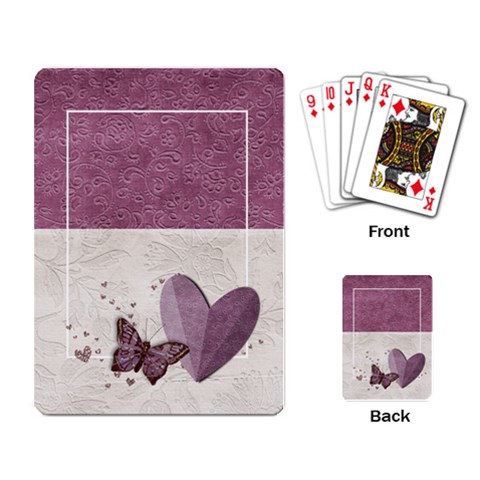 Legacy Of Love Playing Cards By Mikki Back