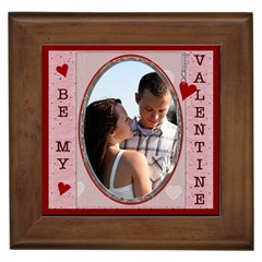 Be My Valentine Framed Tile