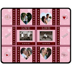 Kisses & Hugs Medium Fleece Blanket - Fleece Blanket (Medium)