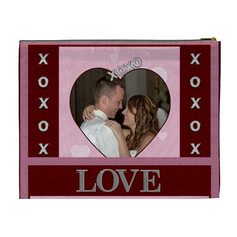 Xoxo Xl Cosmetic Bag By Lil Back