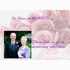 anniversary party - 5  x 7  Photo Cards