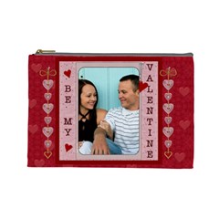 Be My Valentine Large Cosmetic Case - Cosmetic Bag (Large)