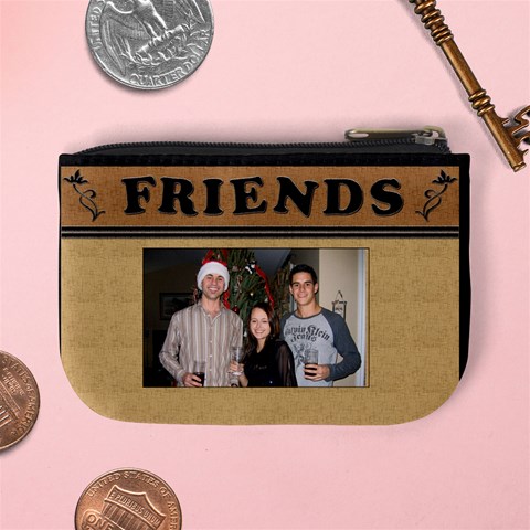 We Are Friends Mini Coin Purse By Lil Back