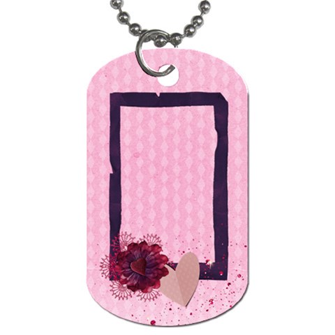 Love Ya Big Dog Tag (2 Sides) By Mikki Back