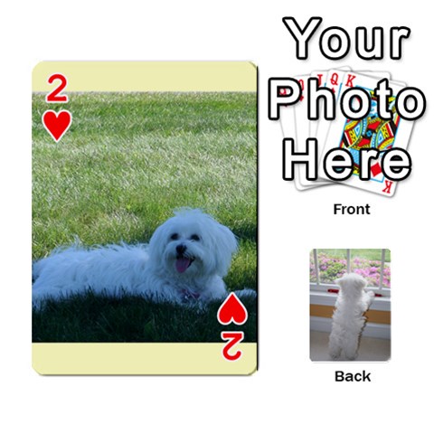 Playing Cards With Snowy s Photos By Xinpei Front - Heart2