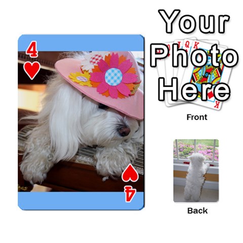 Playing Cards With Snowy s Photos By Xinpei Front - Heart4