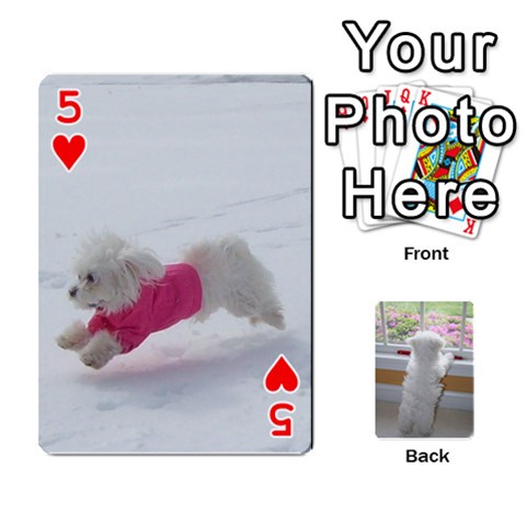 Playing Cards With Snowy s Photos By Xinpei Front - Heart5