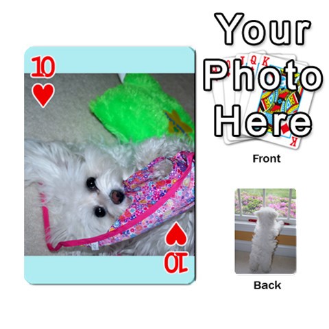 Playing Cards With Snowy s Photos By Xinpei Front - Heart10