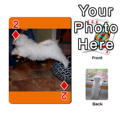 Playing Cards With Snowy s Photos By Xinpei Front - Diamond2
