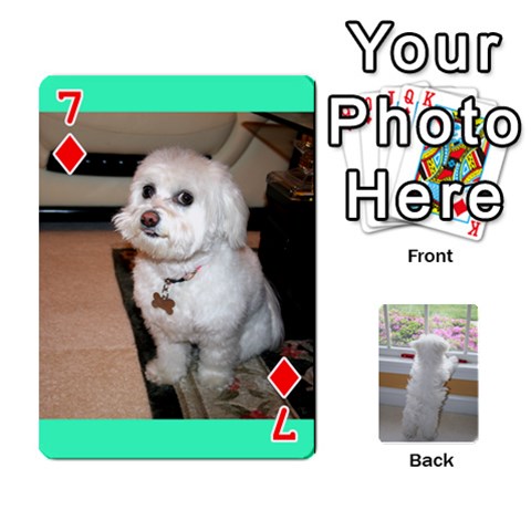 Playing Cards With Snowy s Photos By Xinpei Front - Diamond7