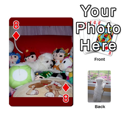 Playing Cards With Snowy s Photos By Xinpei Front - Diamond8