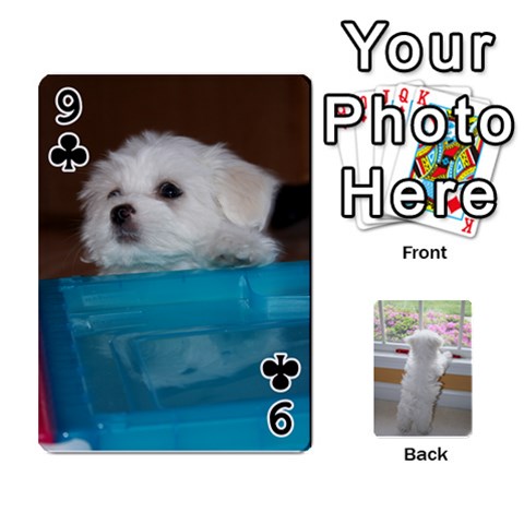 Playing Cards With Snowy s Photos By Xinpei Front - Club9
