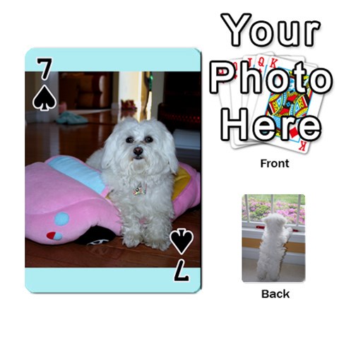 Playing Cards With Snowy s Photos By Xinpei Front - Spade7