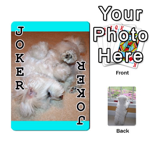 Playing Cards With Snowy s Photos By Xinpei Front - Joker1