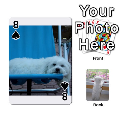 Playing Cards With Snowy s Photos By Xinpei Front - Spade8
