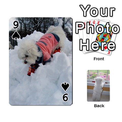 Playing Cards With Snowy s Photos By Xinpei Front - Spade9