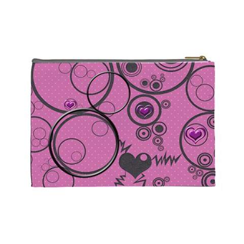 Love Bubbles L Cosmetic Bag By Daniela Back