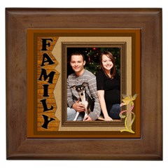 Our Family Framed Tile