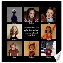 Grandchildren Canvas - Canvas 12  x 12 