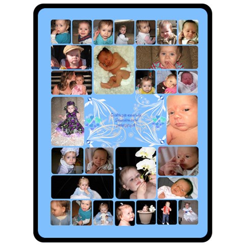 Grandchildren Blanket By Birkie 80 x60  Blanket Front